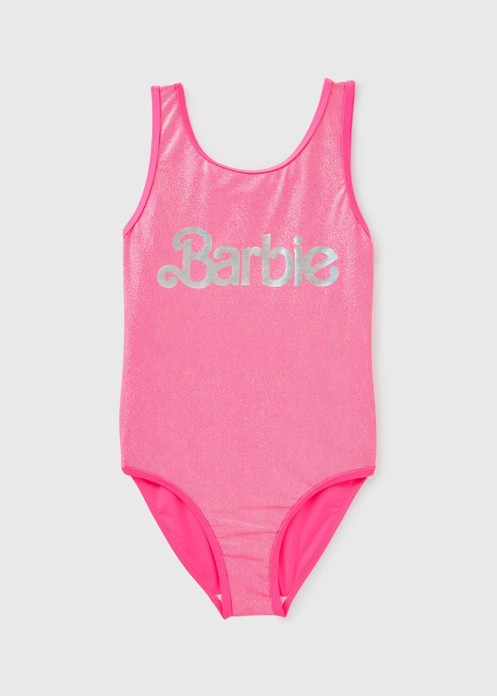 Barbie Girls Pink Sparkle Swimsuit (3-16yrs) - 3-4 Yrs Image 1
