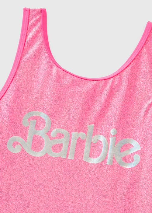 Barbie Girls Pink Sparkle Swimsuit (3-16yrs) - 3-4 Yrs Image 2