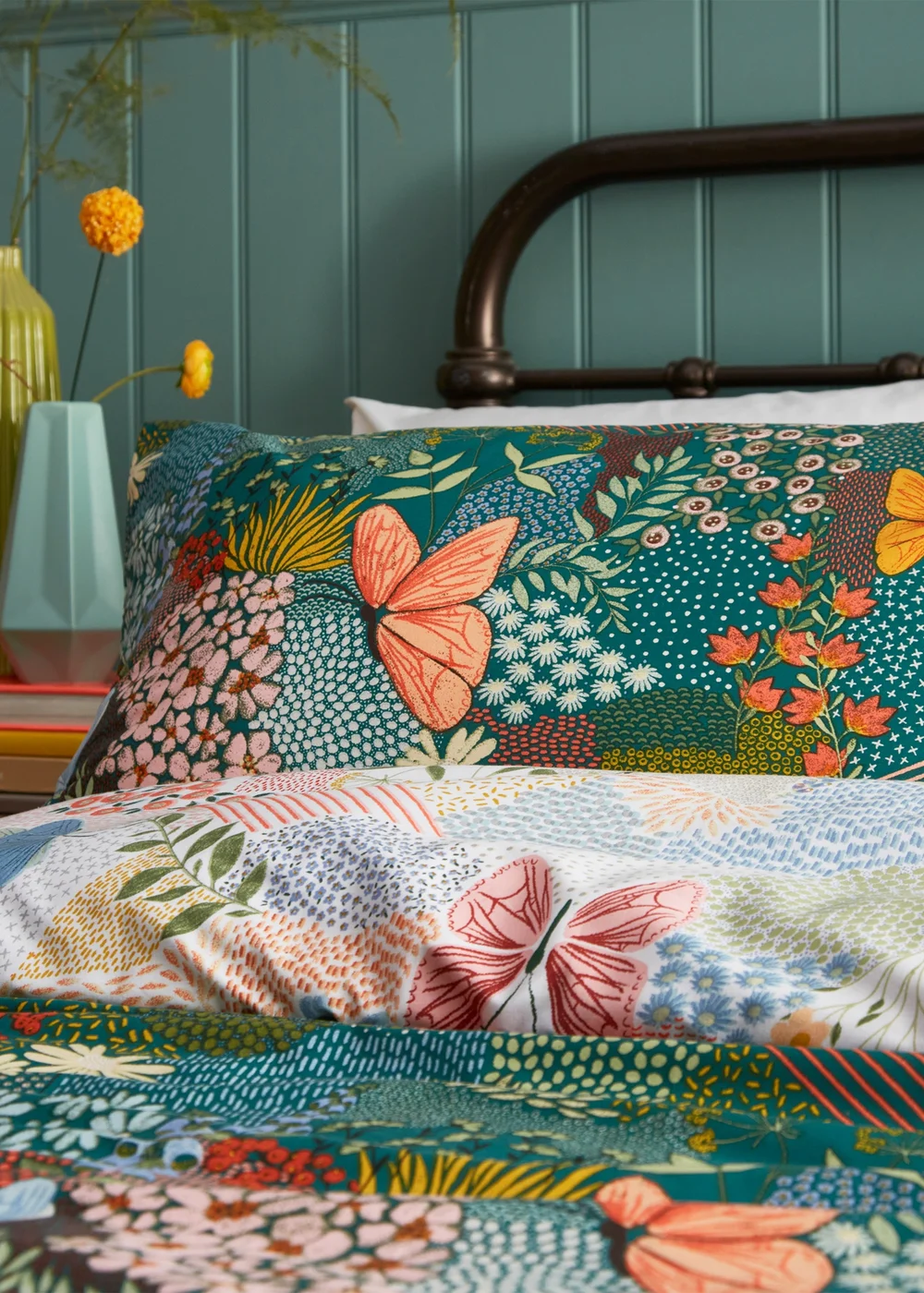 furn. Forage Floral Duvet Cover Set - Single Image 4