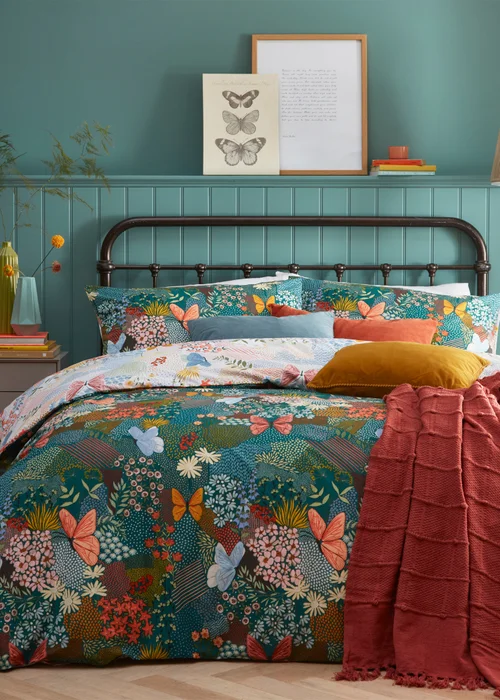 furn. Forage Floral Duvet Cover Set - Single Image 1