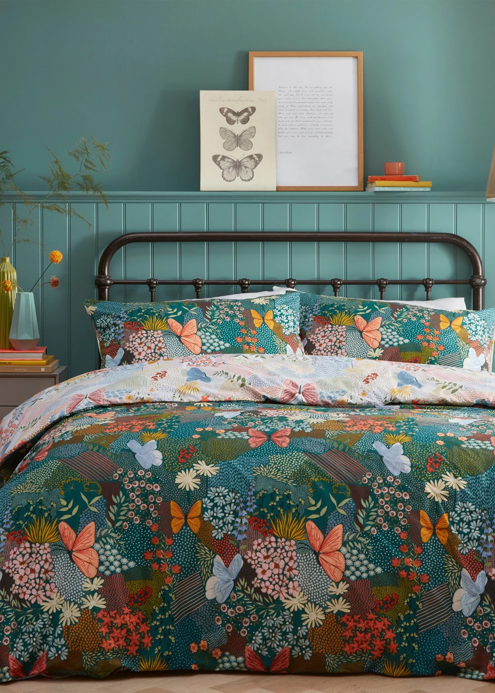 furn. Forage Floral Duvet Cover Set - Single Image 2