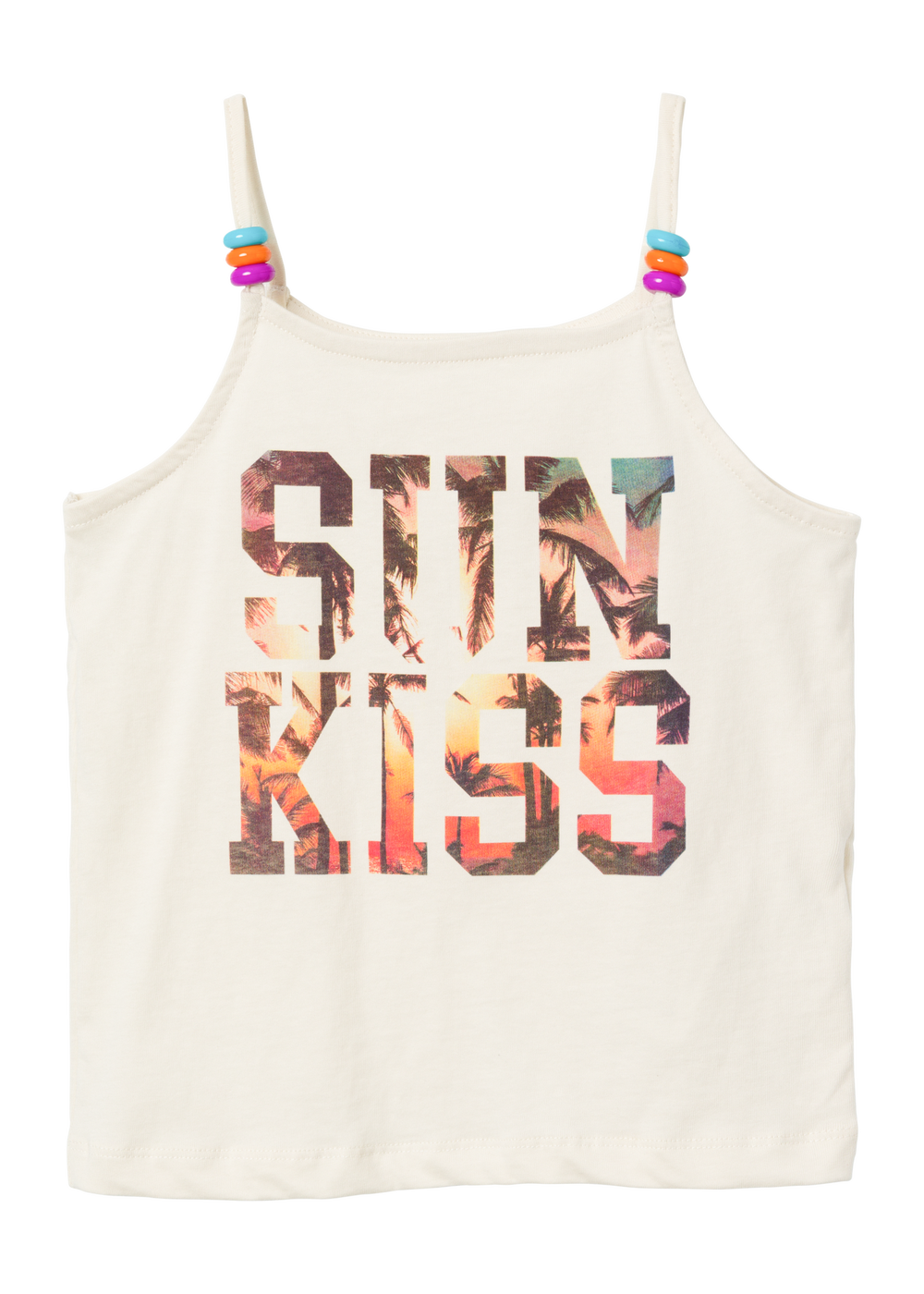 Name It Girls Cream Sun Kiss Short Box Top (7-14yrs) - 9 - 10 Years Image 4