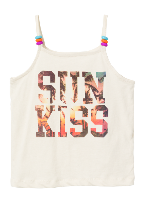 Name It Girls Cream Sun Kiss Short Box Top (7-14yrs) - 9 - 10 Years Image 4