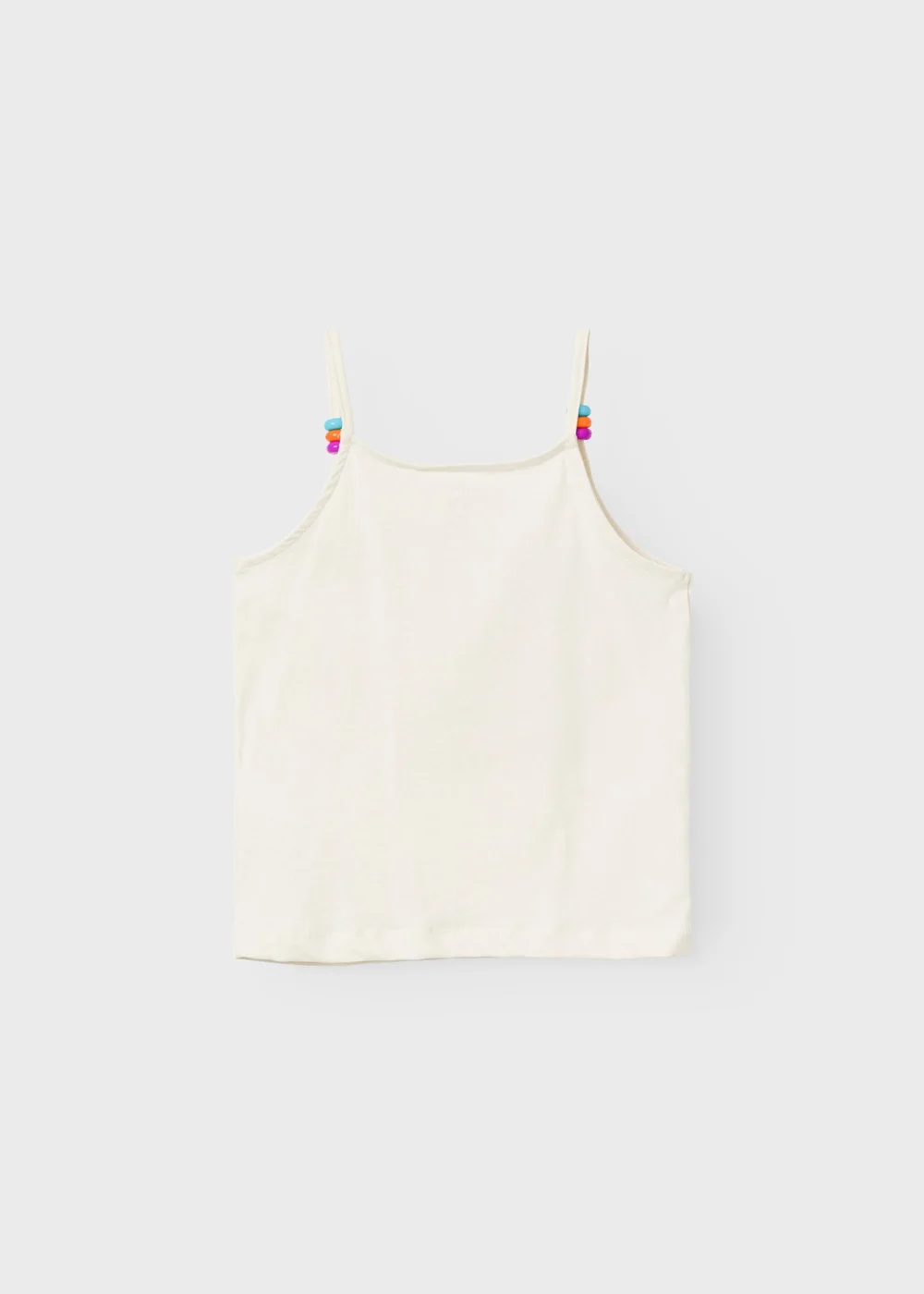 Name It Girls Cream Sun Kiss Short Box Top (7-14yrs) - 9 - 10 Years Image 2