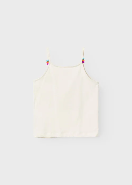 Name It Girls Cream Sun Kiss Short Box Top (7-14yrs) - 9 - 10 Years Image 2