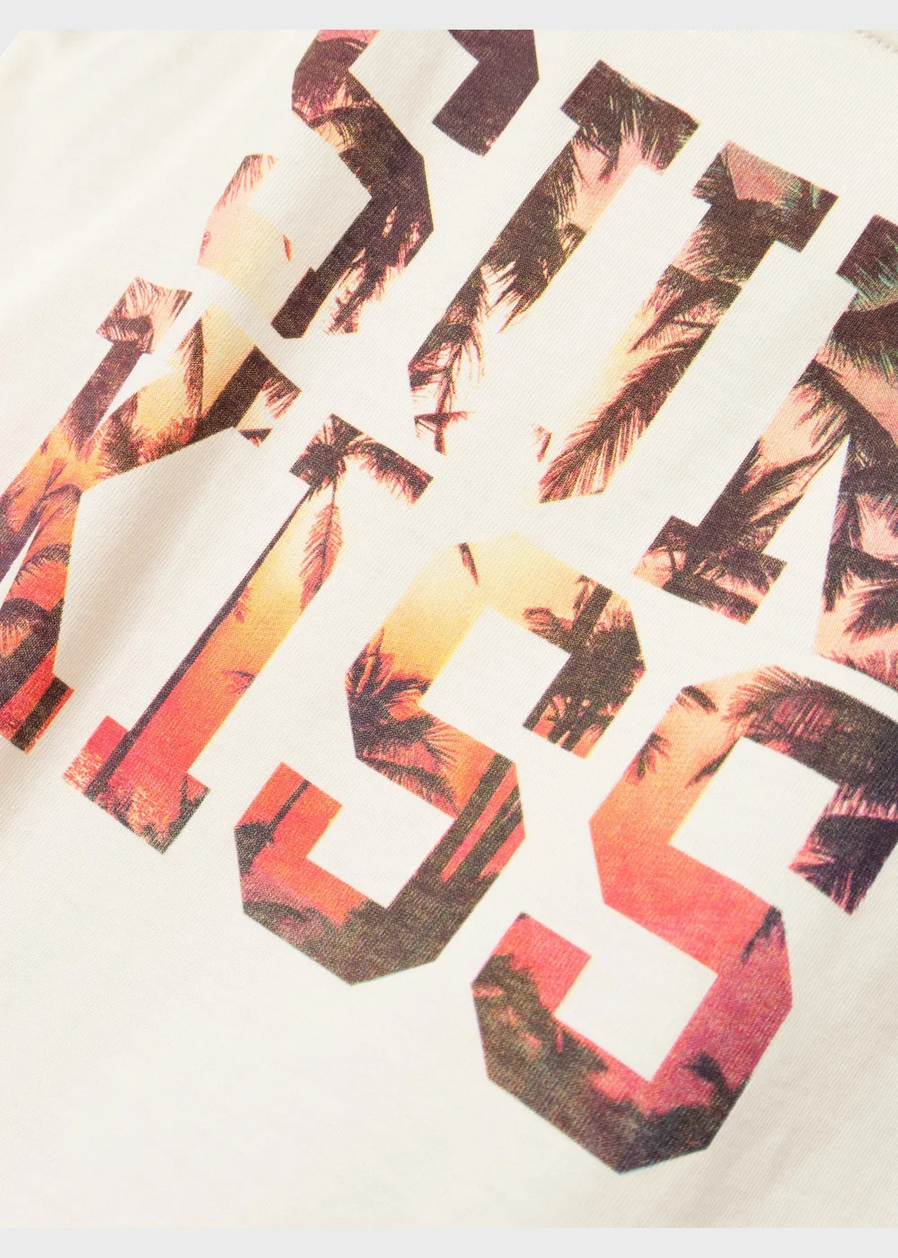 Name It Girls Cream Sun Kiss Short Box Top (7-14yrs) - 9 - 10 Years Image 3