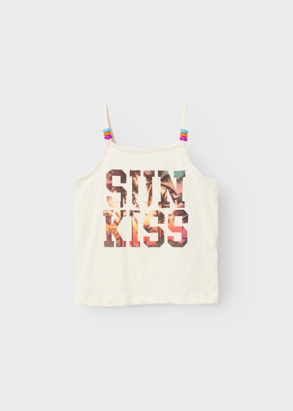 Name It Girls Cream Sun Kiss Short Box Top (7-14yrs) - 9 - 10 Years Image 1