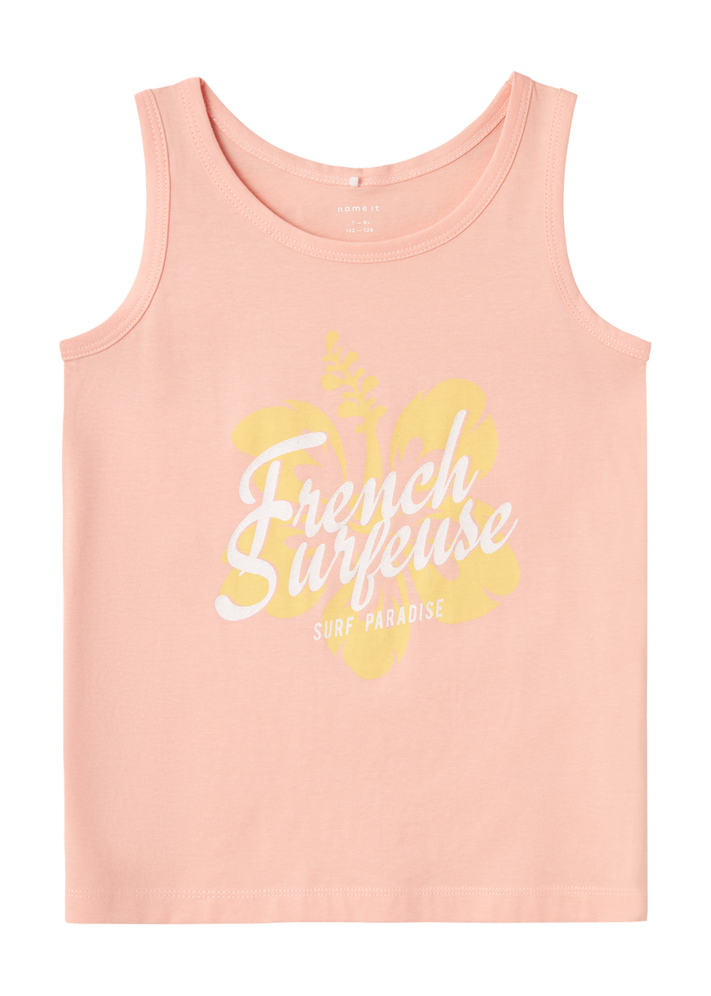 Name It Girls Pink French Surfeuse Tank Top (6-12yrs) - 7 - 8 Years Image 4