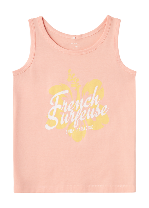 Name It Girls Pink French Surfeuse Tank Top (6-12yrs) - 7 - 8 Years Image 4