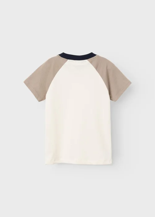Name It Boys Cream Simple Style T-Shirt (6-12yrs) - 7- 8 Yrs Image 3