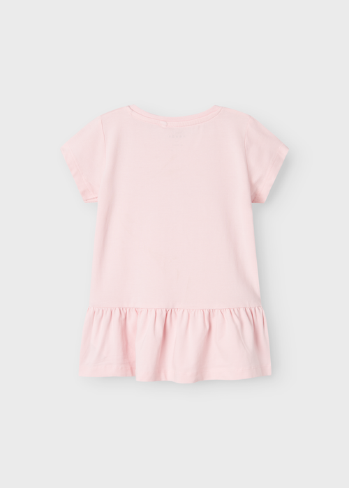 Name It Girls Pink Chilling Tunic Top (1-5yrs) - 1 - 1.5 Years Image 2