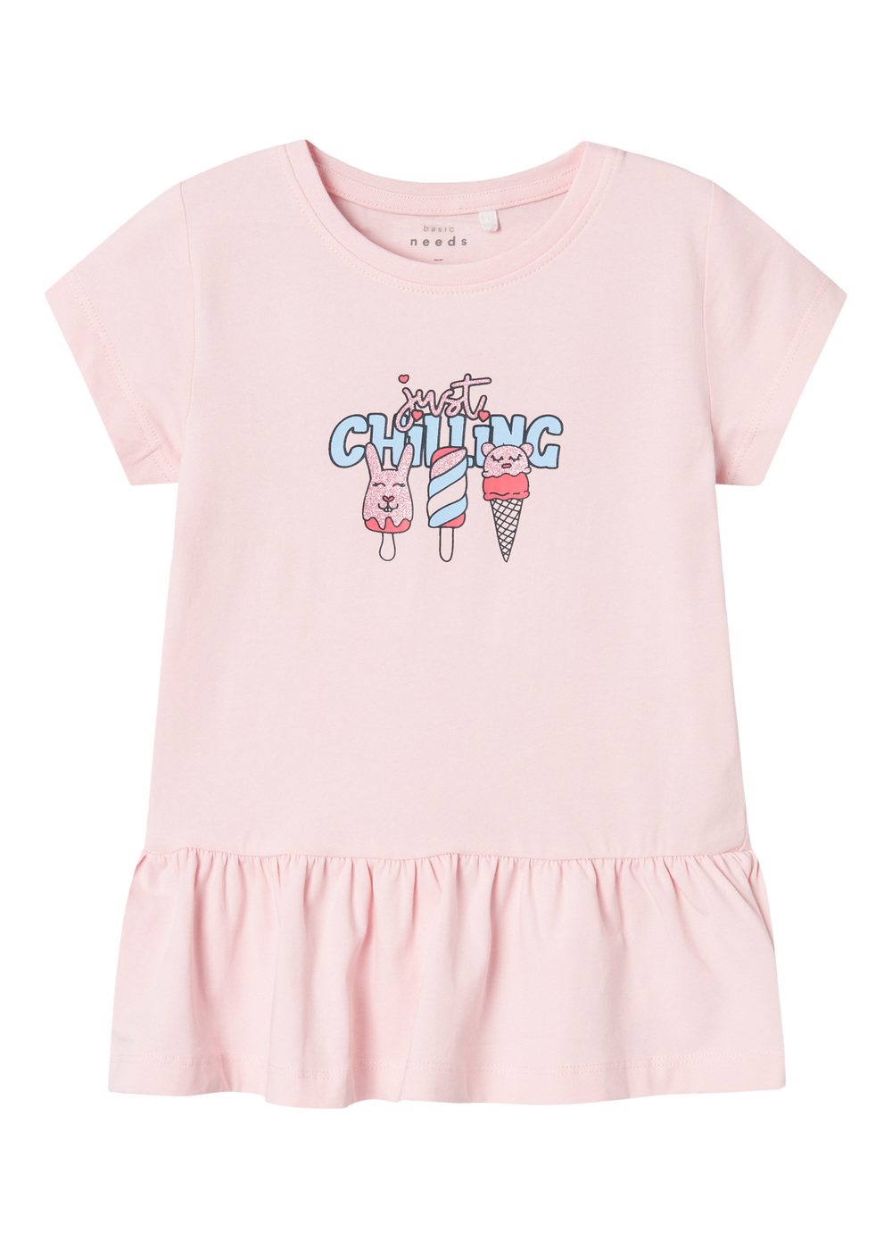 Name It Girls Pink Chilling Tunic Top (1-5yrs) - 1 - 1.5 Years Image 6