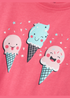 Name It Girl Pink Ice-Cream Top & Shorts Set (9mths-5yrs) - 9-12M Image 4