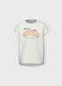 Name It Girls White Road Trip T-Shirt (9mths-5yrs) - 9-12M Image 1