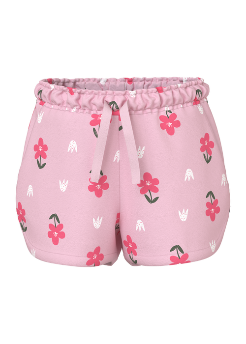 Name It Girls Pink Floral Shorts (9mths-5yrs) - 9-12M Image 4