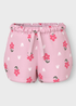 Name It Girls Pink Floral Shorts (9mths-5yrs) - 9-12M Image 1