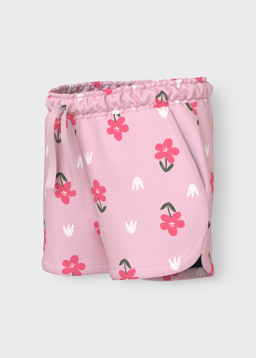 Name It Girls Pink Floral Shorts (9mths-5yrs) - 9-12M Image 3