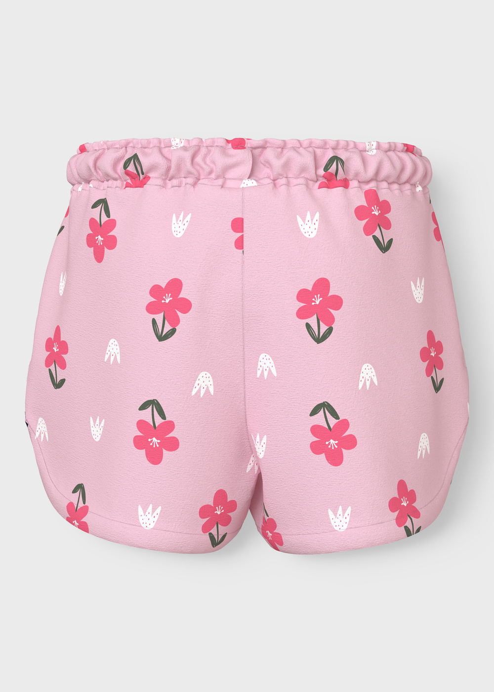Name It Girls Pink Floral Shorts (9mths-5yrs) - 9-12M Image 2