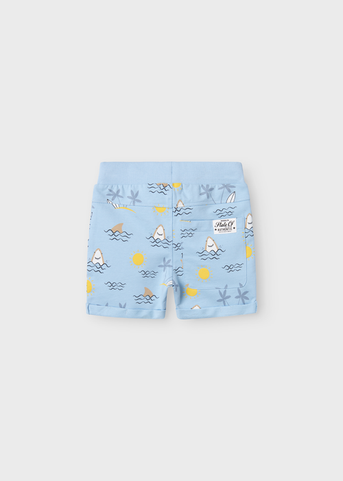 Name It Boys Blue Sea Print Shorts (9mths-5yrs) - 1 - 1.5 Years Image 2