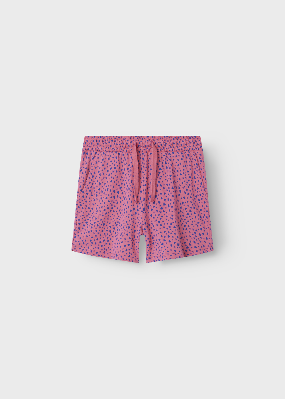 Name It Girls Pink Heart Print Shorts (6-12yrs) - Age 6 Years Image 1
