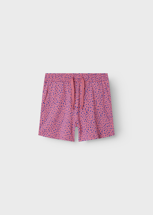 Name It Girls Pink Heart Print Shorts (6-12yrs) - Age 6 Years Image 1