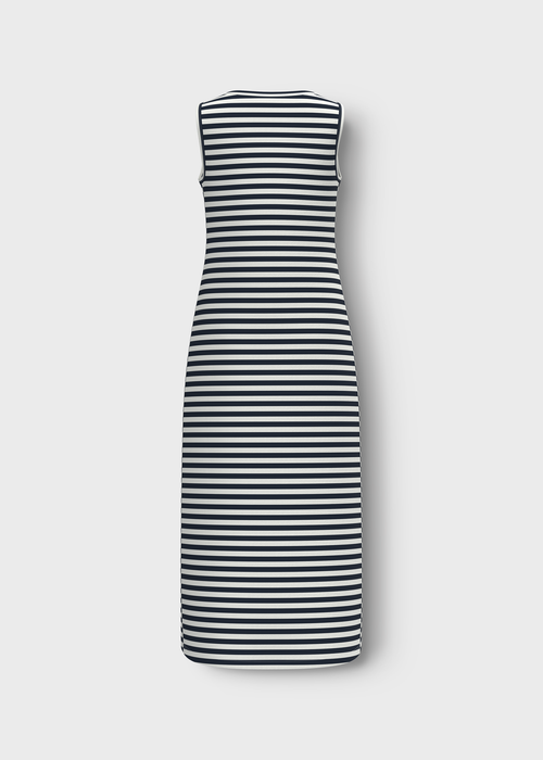 Name It Girls White Stripe Design Long Dress (6-12yrs) - 6 Yrs Image 2