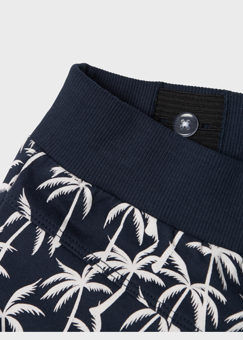 Name It Boys Navy Palm Print Shorts (6-12yrs) - Age 6 Years Image 4