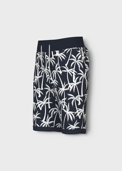 Name It Boys Navy Palm Print Shorts (6-12yrs) - Age 6 Years Image 3