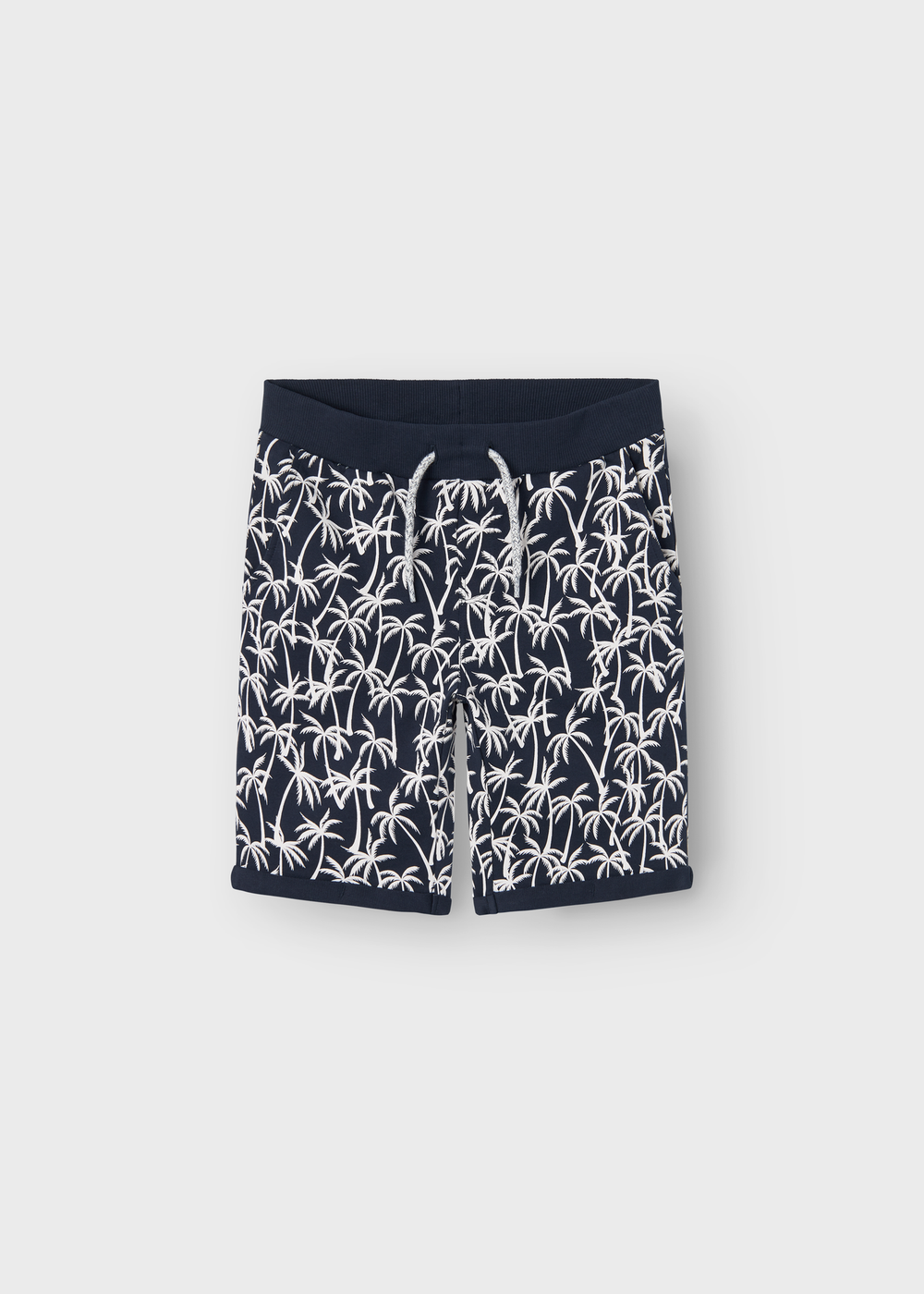 Name It Boys Navy Palm Print Shorts (6-12yrs) - Age 6 Years Image 1