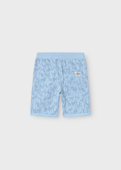 Name It Boys Blue Palm Print Shorts (6-12yrs) - Age 6 Years Image 2