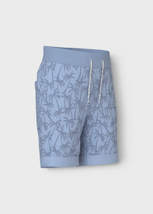 Name It Boys Blue Palm Print Shorts (6-12yrs) - Age 6 Years Image 3