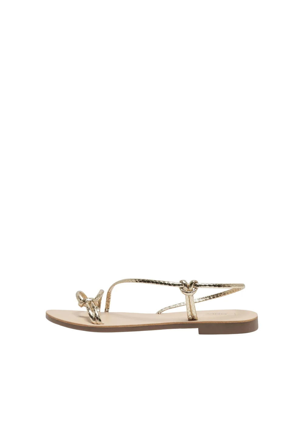 ONLY Gold Knot Melly Sandal - Size 3 Image 5