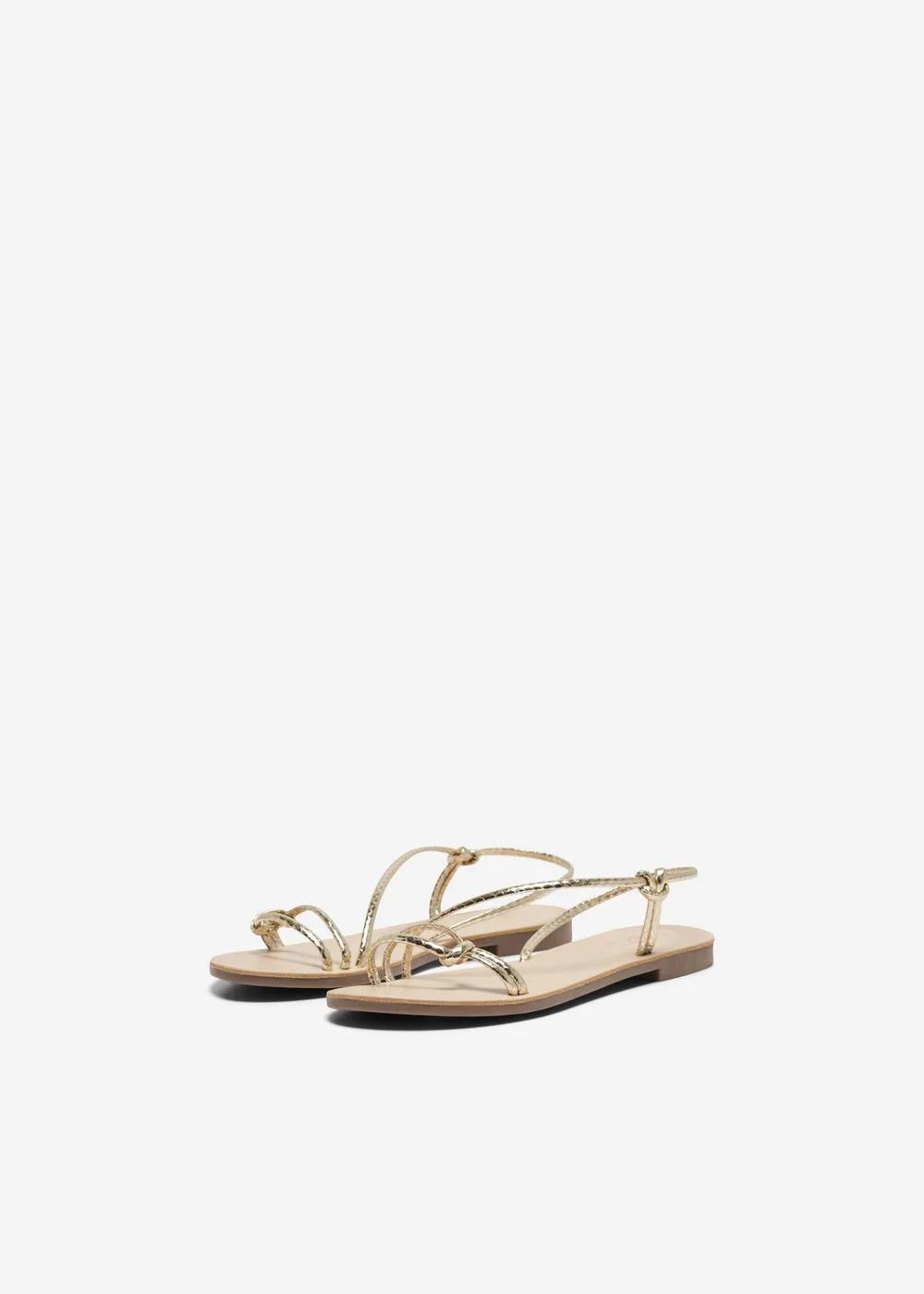 ONLY Gold Knot Melly Sandal - Size 3 Image 1