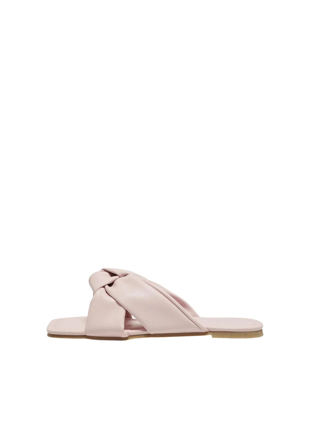 ONLY Pink Knot PU Sandals - Size 4 Image 3