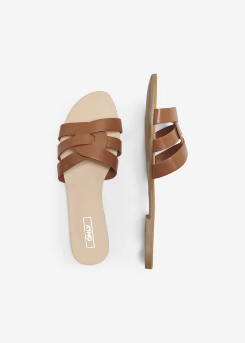 Only Brown Mule Sandals - Size 4 Image 2