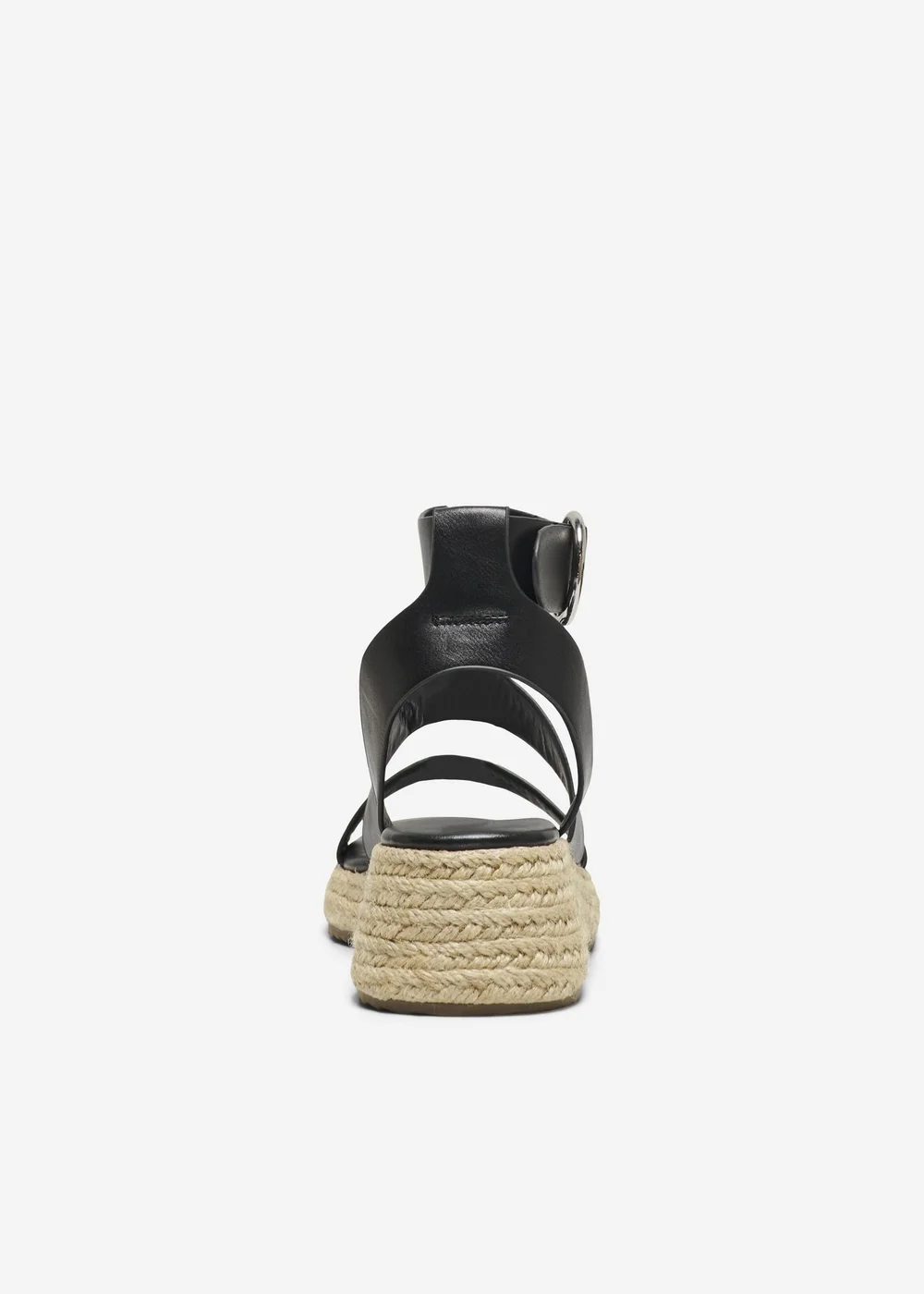 Only Black PU Espadrille Heel Sandals - 8 Image 1