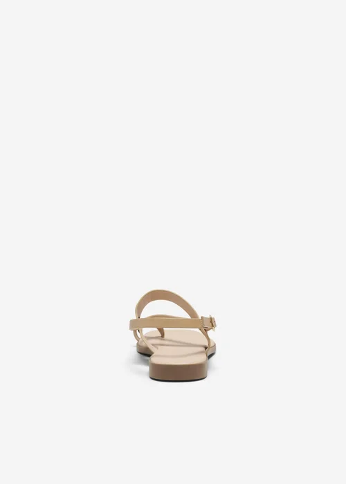 Only Gold Toe Split Sandals - Size 3 Image 1
