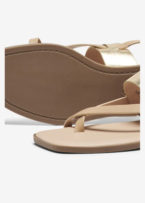 Only Gold Toe Split Sandals - Size 3 Image 4