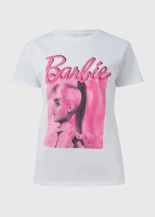 Barbie White T-Shirt - Size 8 Image 5