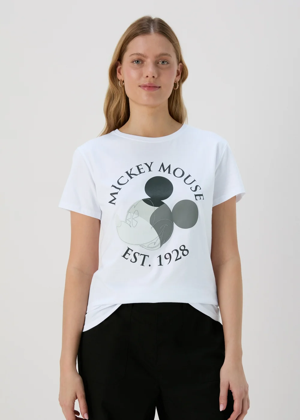 Disney White Mickey T-Shirt - 8 Image 1