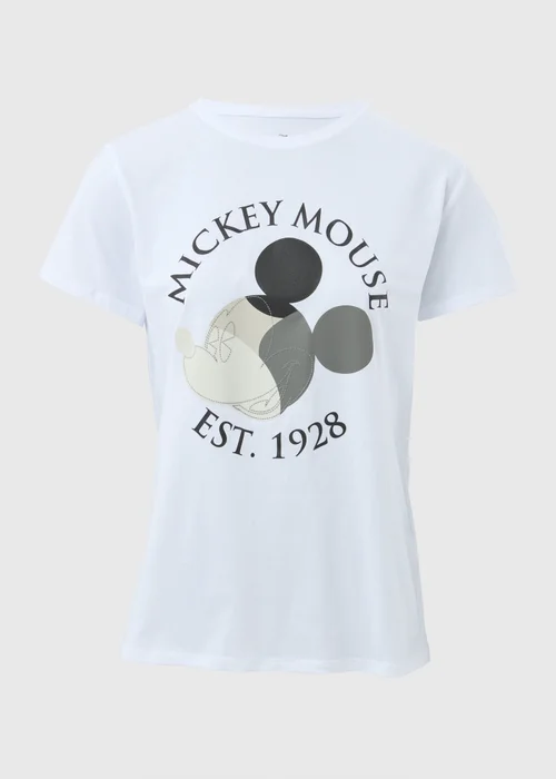 Disney White Mickey T-Shirt - 8 Image 5