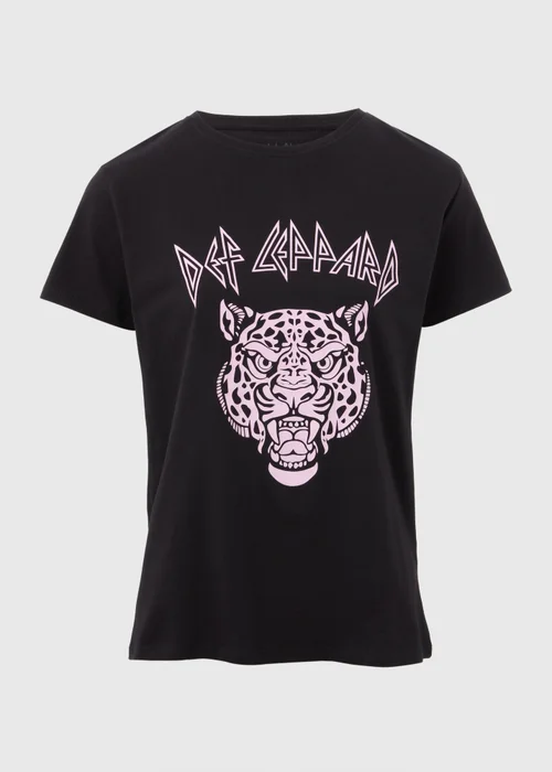 Black Leopard Print T-Shirt - 8 Image 5