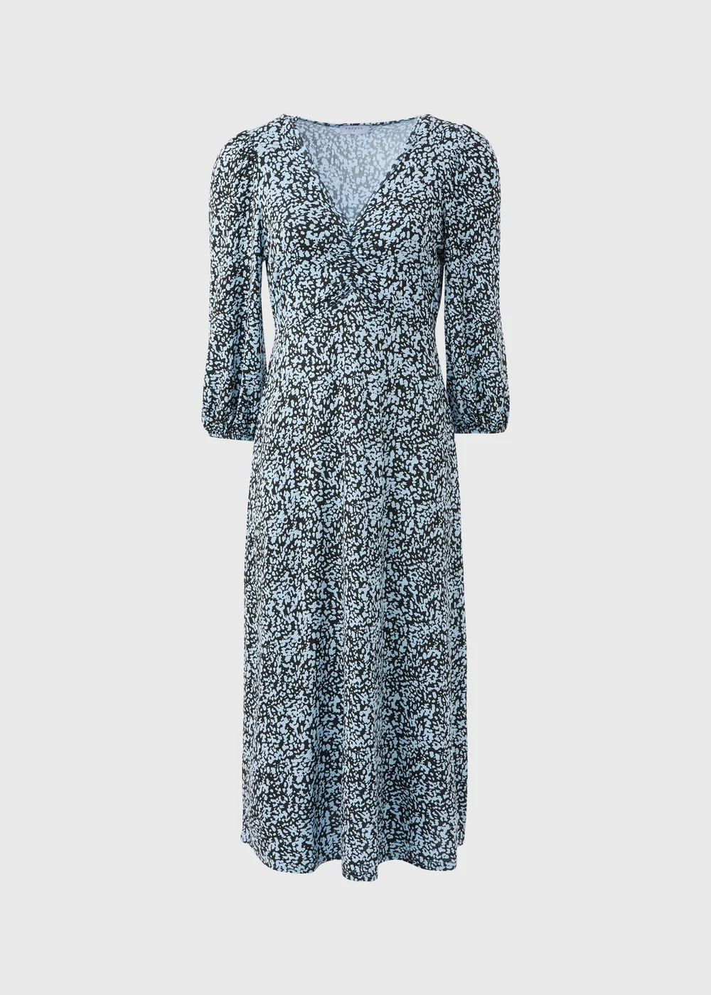 Black Mark Making Ruched Midi Dress - 8 Image 5