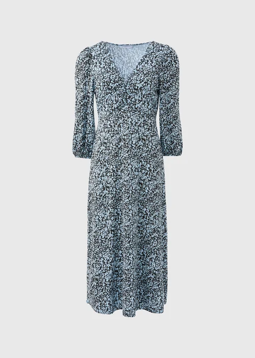 Black Mark Making Ruched Midi Dress - 8 Image 5