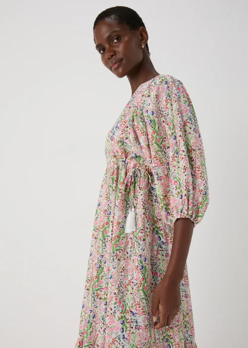 Multicolour Floral Midi Dress - 8 Image 1
