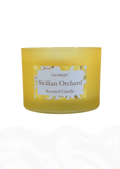 Candlelight Yellow Sicilian Orchard Scented Candle Image 2