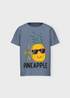 Name It Boys Navy Pineapple Print T-Shirt (1.5-6yrs) - 1.5 - 2 Yrs Image 2