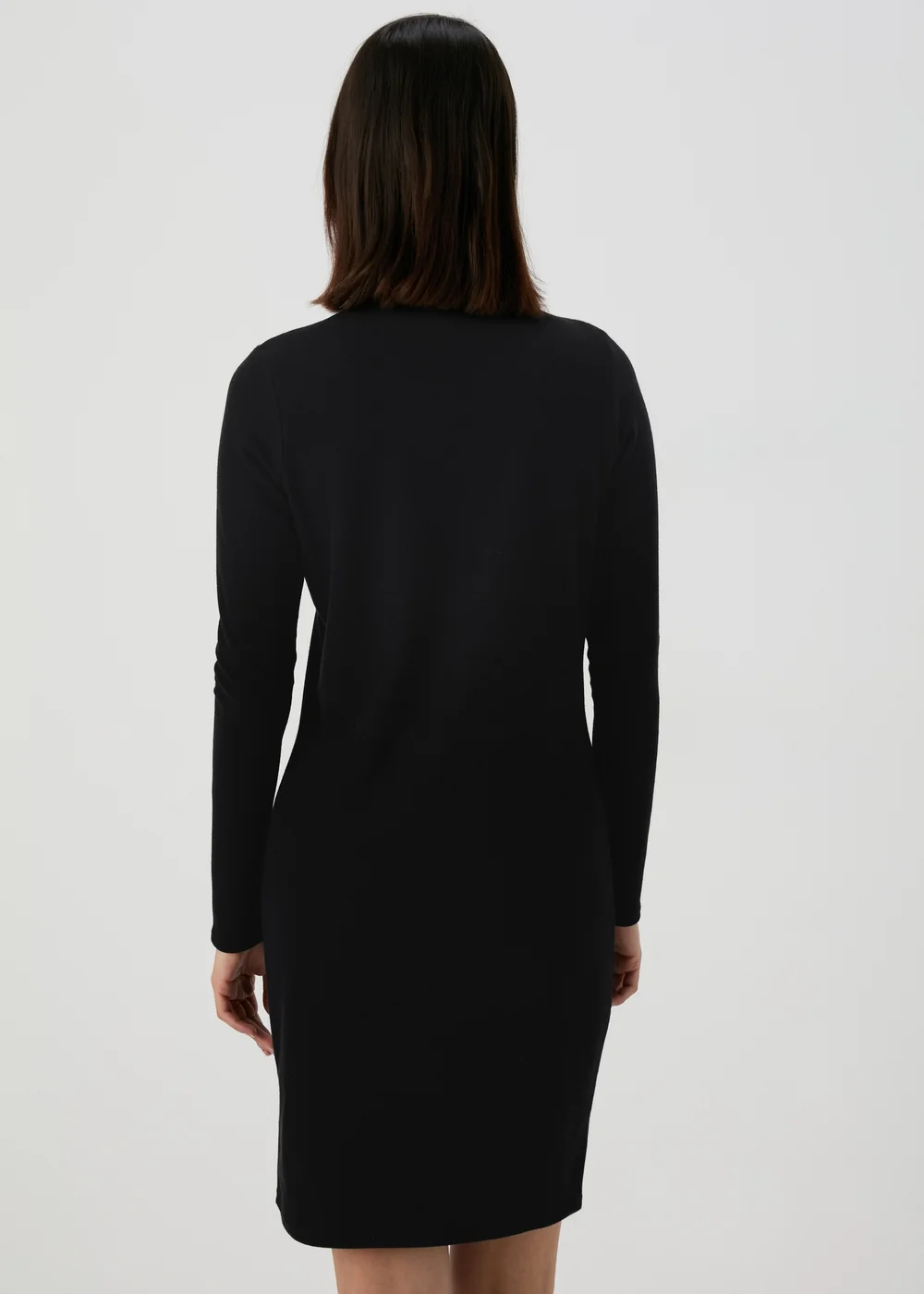 Black Zip Front Dress - 8 Image 2