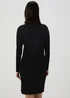 Black Zip Front Dress - 8 Image 2