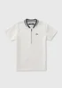 Boys Cream Baseball Polo Shirt (7-13yrs) - Age 7 Years Image 1